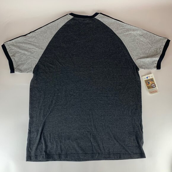 San Francisco Giants MLB Black Gray Mitchell & Ness Raglan Short Sleeve Shirt Ne - Picture 5 of 6